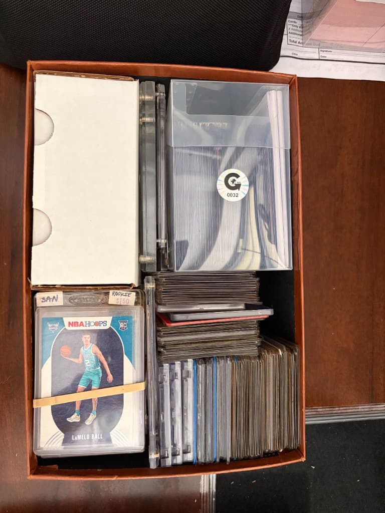 Organized card collection returned by GCC