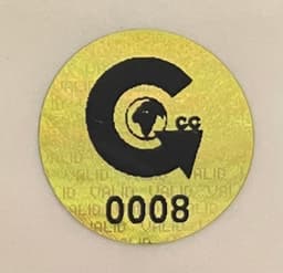 GCC Gold Standard Sticker