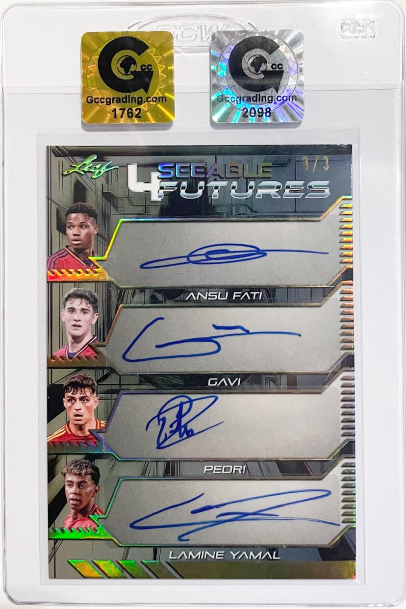 Yamal Rookie Auto Sports Card with GCC Certification