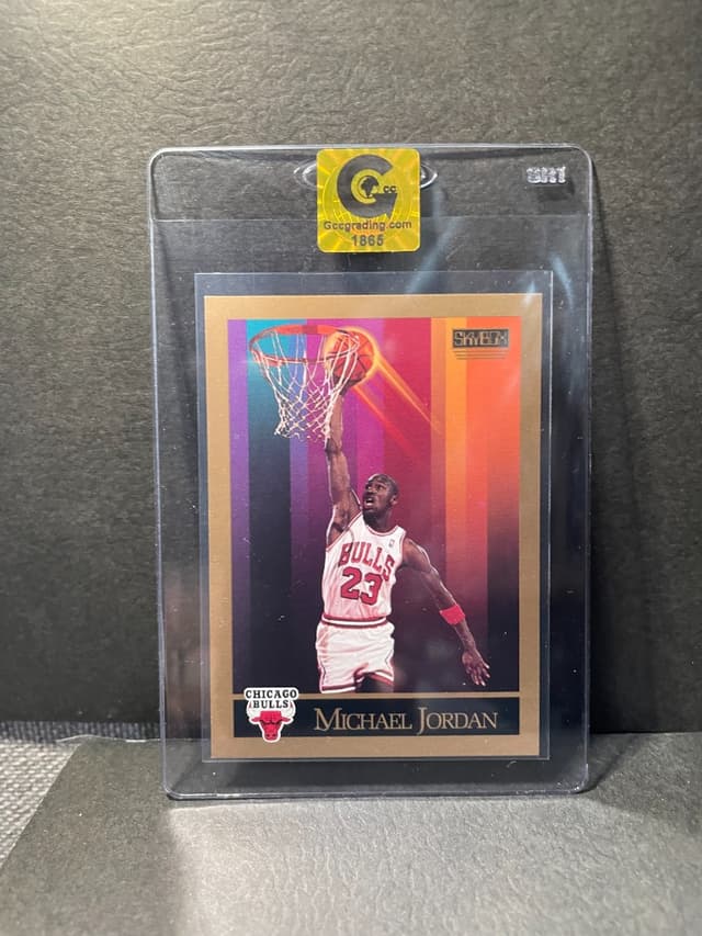 Michael Jordan SkyBox Card with GCC Gold Sticker
